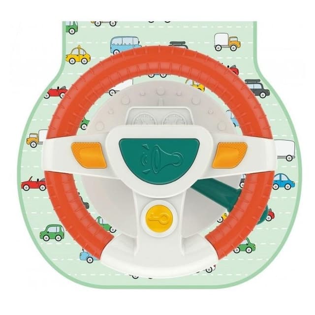 Jucarie interactiva volan muzical 60 cm multicolor