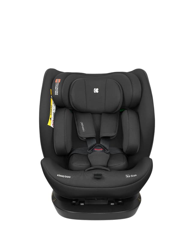 Scaun auto copii KikkaBoo i-Explore 2 i-SIZE Black 40-150 cm,tetiera reglabila in 14 pozitii inaltime,spatar reglabil,perna reductor inclusa,husa detasabila,centuri de siguranta cu pernute pentru umeri