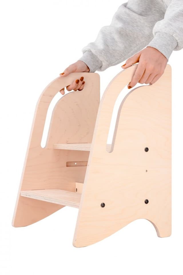 Scaun inaltator tip scara cu 2 trepte, pentru copii, MamaToyz, model 2