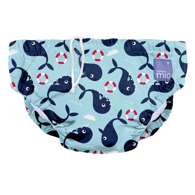 Scutec pentru inot refolosibil Bambino Mio Whale marimea S