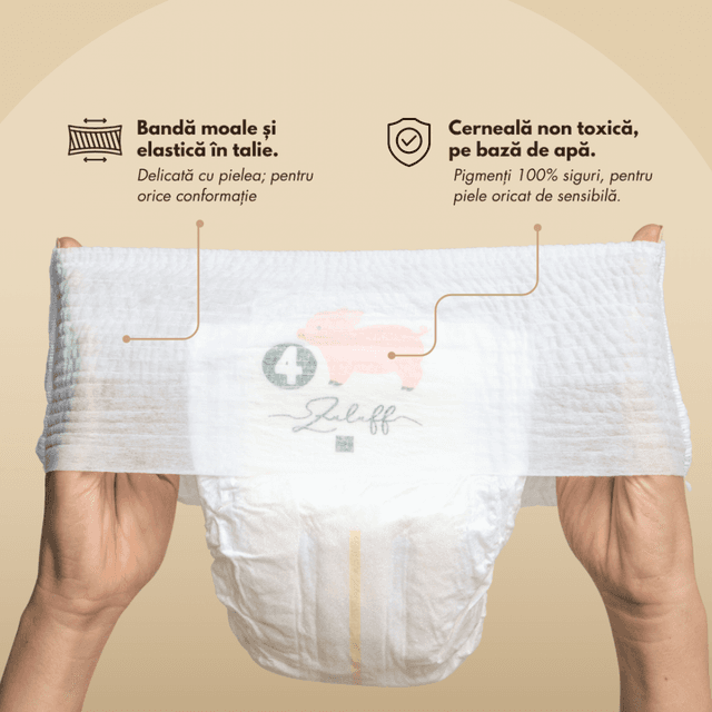 Scutece chilotel din bambus Zuluff, marime 4, 10-15 kg, 28 bucati
