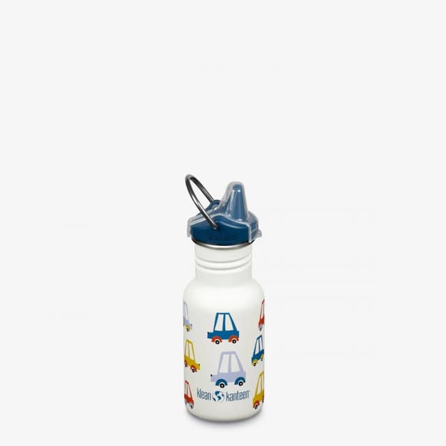 Sticla din otel pentru copii Kid Classic Narrow 355 ml cu capac sippy Cars