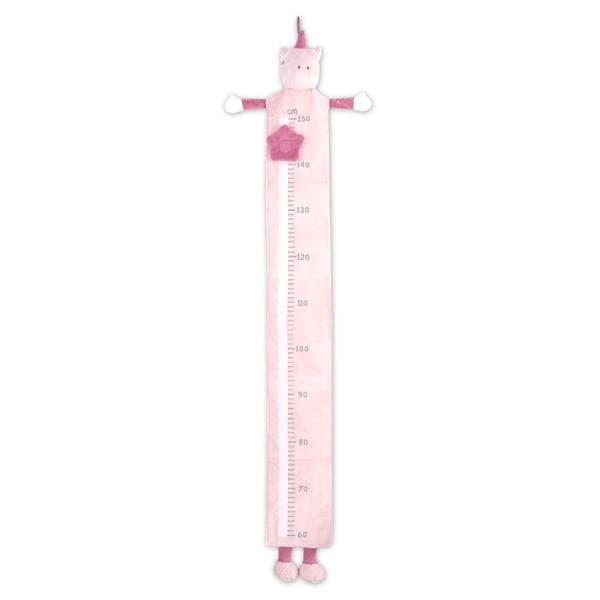 Taliometru din plus Unicorn Pink scala de masurare de la 60 la 150 cm 0 luni+