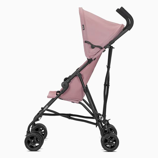 Carucior sport pentru copii Lorelli Vaya Rose, ultra light, manere ergonomice, roti spate cu frana sincronizata, greutate admisa 22 kg, varsta 6 luni+