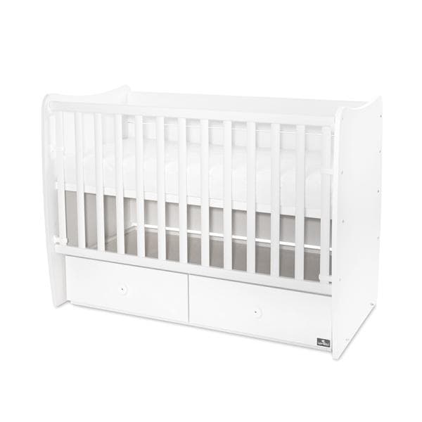 Patut balansoar Lorelli Matrix White new, transformabil, 60x120 cm