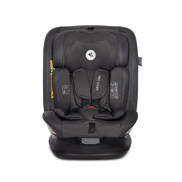 Scaun auto pentru copii Lorelli Imola Black i-Size, isofix, rotativ, 0 luni-12 ani, 40-150 cm