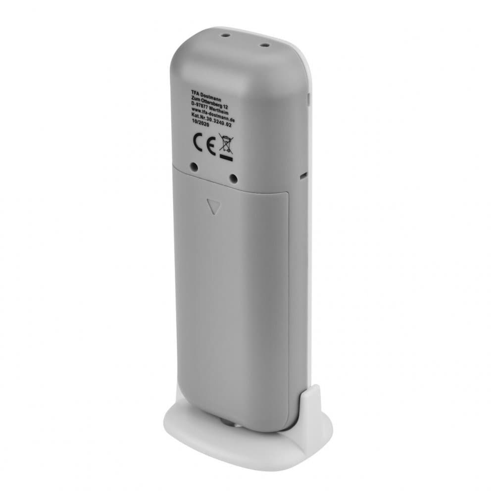 Transmitator wireless digital pentru temperatura si umiditate, afisaj LCD, alb, TFA 30.3249.02