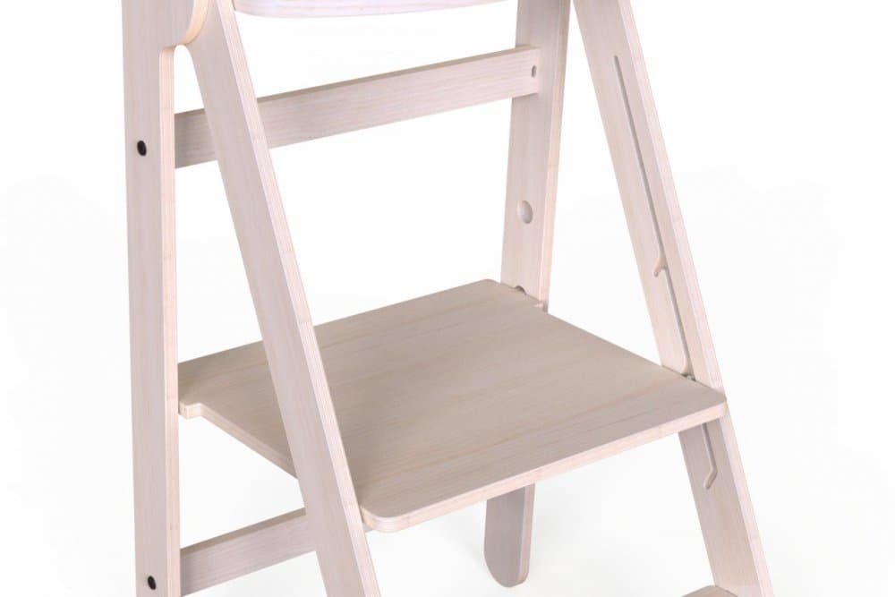 Turn de invatare MamaToyz Learning Tower pliabil din lemn Natur