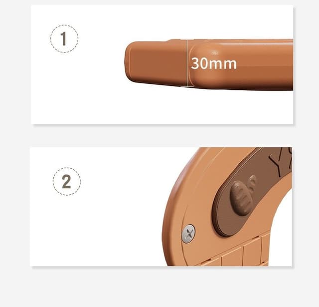 Casuta de joaca pentru copii Nichiduta Garden Brown Bakery, iluminata, intrare eleganta cu perdelele, constructie robusta, margini rotunjite, dimensiune 115 x 92 x 98 cm