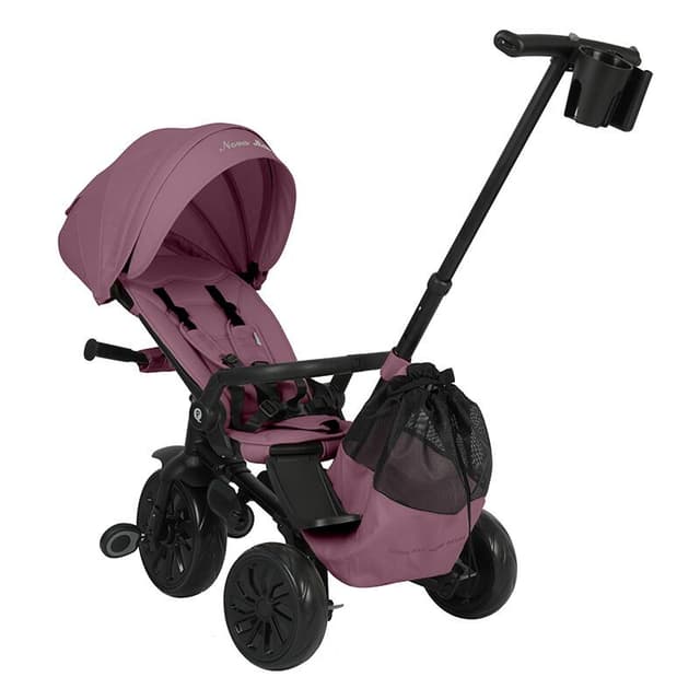 Tricicleta ultrapliabila Qplay Nova Max Violet, maner telescopic, spatar rotativ si reglabil, cadru din aluminiu, roti Eva, accesorii incluse