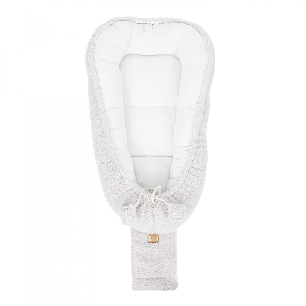 Babynest pentru bebelusi MeowBaby bearly white