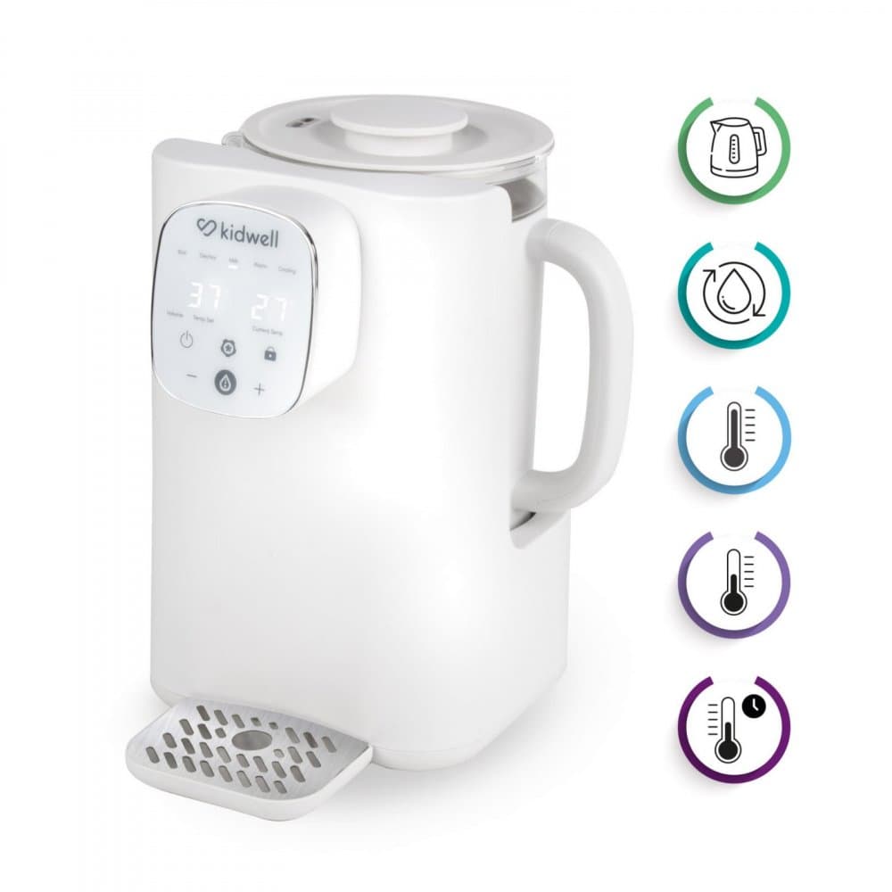 Espressor pentru prepararea laptelui praf Kidwell Piim white cu dozare automata