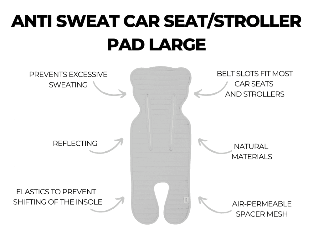 Protectie antitranspiratie 3D pentru carucior parte sport Sand Sleepee