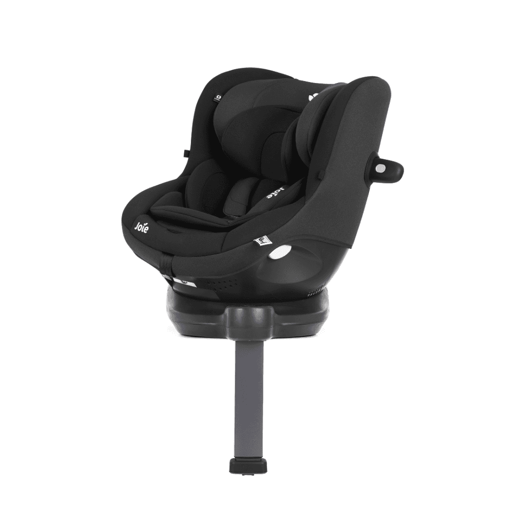 Scaun auto pentru copii Joie i-Spin 360 Shale 40-105 cm, testat ADAC si certificat R129, rotativ, spatar reglabil, tetiera ajustabila, baza cu picior de sustinere, SPS