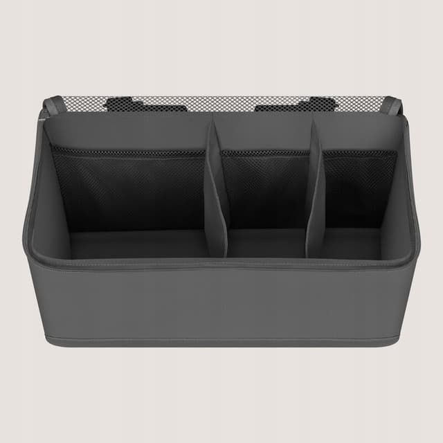 Organizator multifunctional Lionelo Sidepocket M Gri, 3 compartimente, universal, 43x15x23 cm