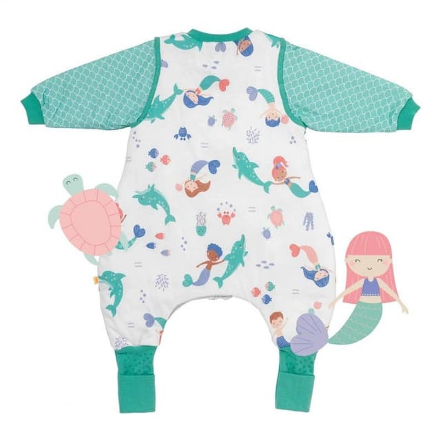 Sac de dormit cu picioruse si maneca lunga detasabila Mermaid 130 cm + manseta 2.5 Tog
