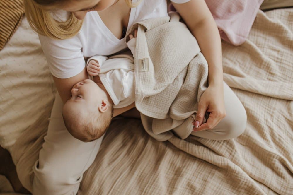 Set de 3 museline bumbac organic gripinksand Sleepee