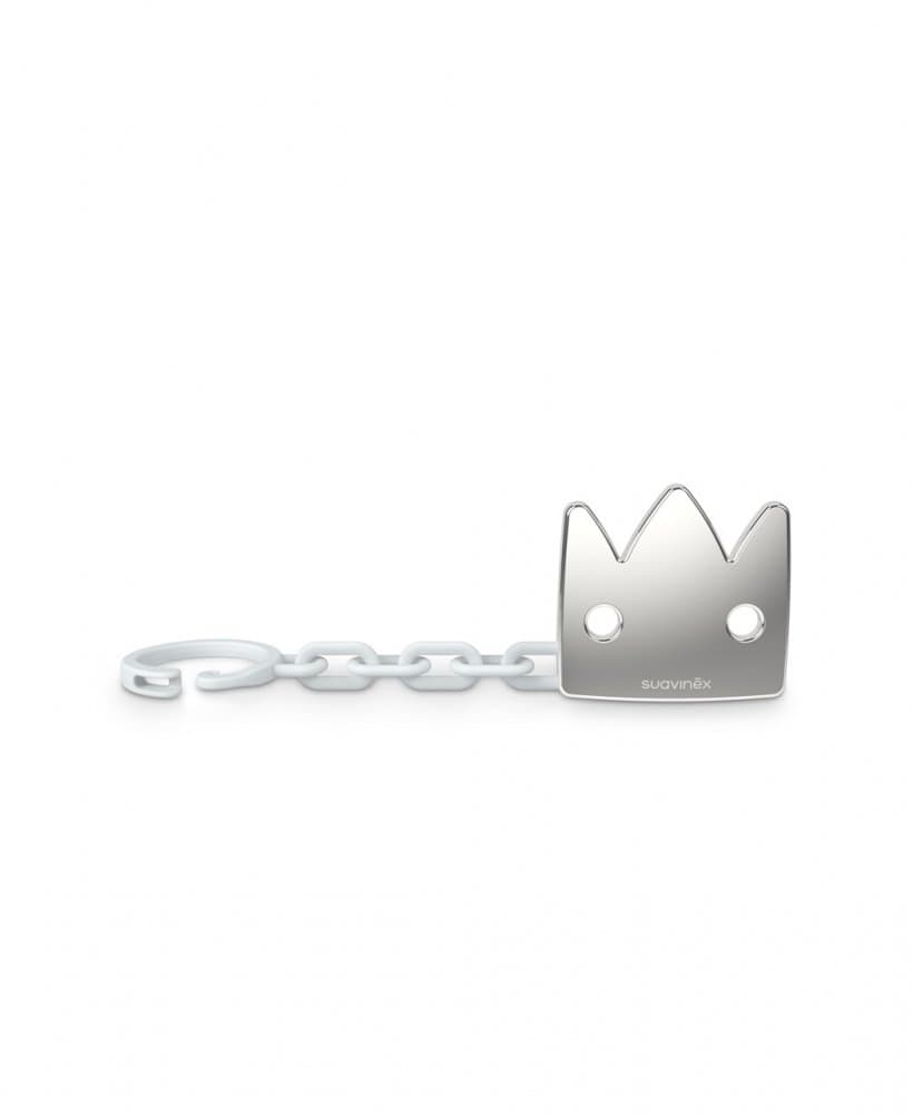 Lantisor pentru suzeta cu clips Spread Joy Suavinex coroana