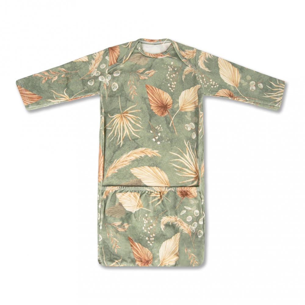 Saculet si caciulita cangur 0-2 luni Boho Green Sleepee