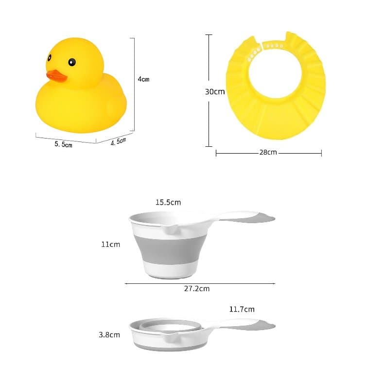 Cadita pliabila bebe Little Mom cu suport metalic, pernuta anatomica, termometru si accesorii Albastru