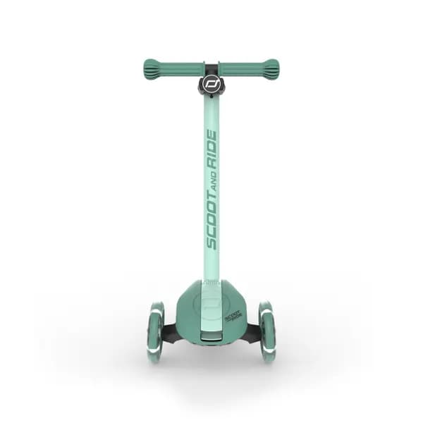 Trotineta pentru copii Scoot and Ride Highwaykick 3S Led Forest pliabila, reglabila, roti led, 3 ani+, greutate suportata 50 kg