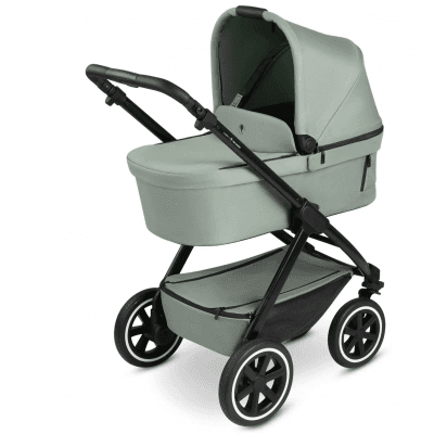 Carucior 2 in 1 pentru copii Abc Design Samba 2 Pine cu suspensie, maner telescopic, frana de mana, greutate admisa 22 kg