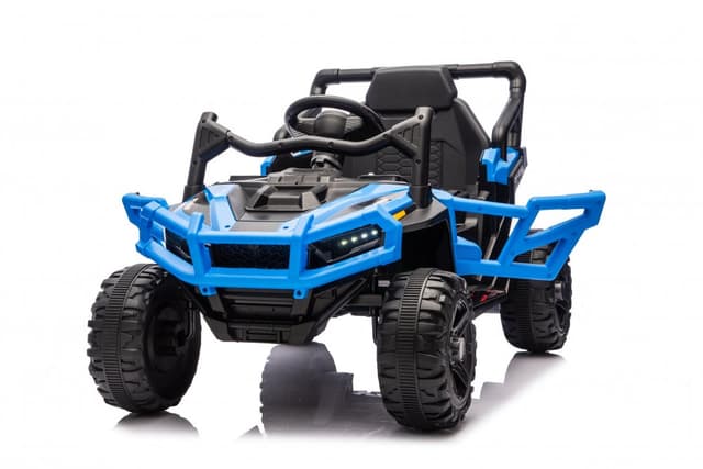 Masinuta electrica Nichiduta Off Road UTV Blue cu telecomanda 2.4G,acumulator 12V4.5Ah,doua motoarex35W,slow start,roti robuste cu rulment,suspensii,usi cu deschidere,bluetooth