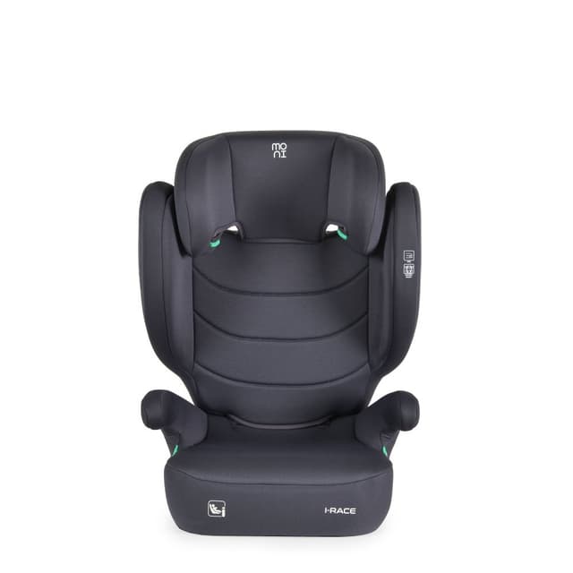 Scaun auto pentru copii Cangaroo I-Race Stone Grey I-Size 100-150cm,fixare cu Isofix,Certificare R129,tetiera reglabila 9 pozitii,spatar detasabil pentru utilizare ca inaltator,design ergonomic,husa detasabila