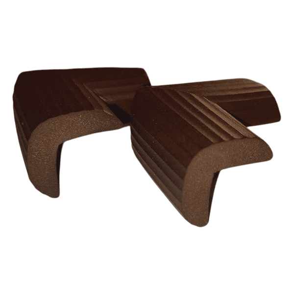 Set 2 aparatori moi pentru colturi OEM Maro inchis
