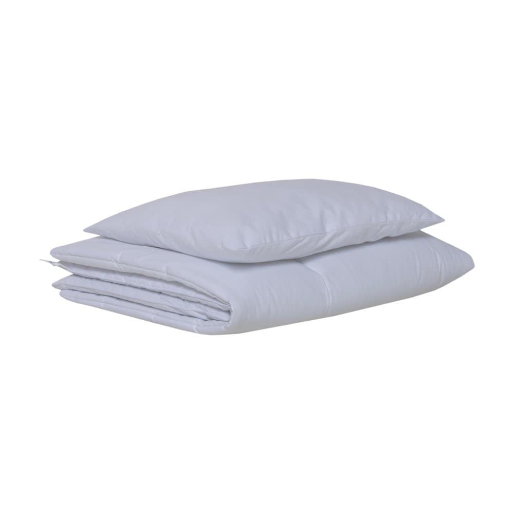Lenjerie din bumbac cu 8 piese pentru saltea 120x60 cm Beberoyal BearsRabbit Albastru