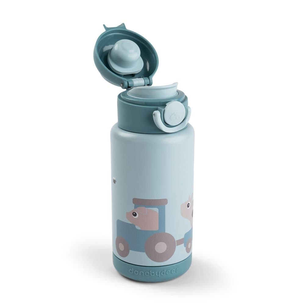 Termos Done by Deer Tiny Farm blue 340 ml