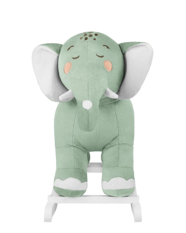 Balansoar din plus cu baza din lemn KikkaBoo Elephant