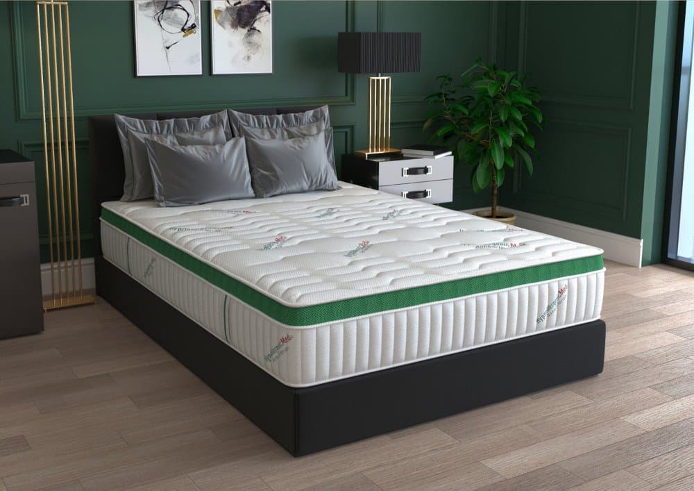 Saltea cu arcuri HypoallergenicMed Primo Protect 160 x 200 x 23 cm, ortopedica cu husa antialergica