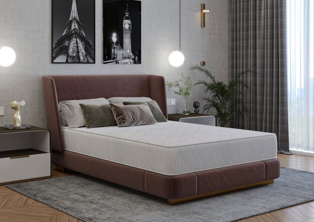 Saltea ortopedica Somnart Dorma 120 x 190 x 20 cm cu arcuri si husa matlasata