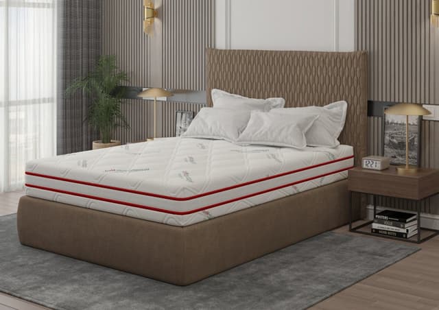 Saltea cu memorie Somnart Memory HypoallergenicMed Antibacteria 90 x 200 x 18 cm cu husa detasabila