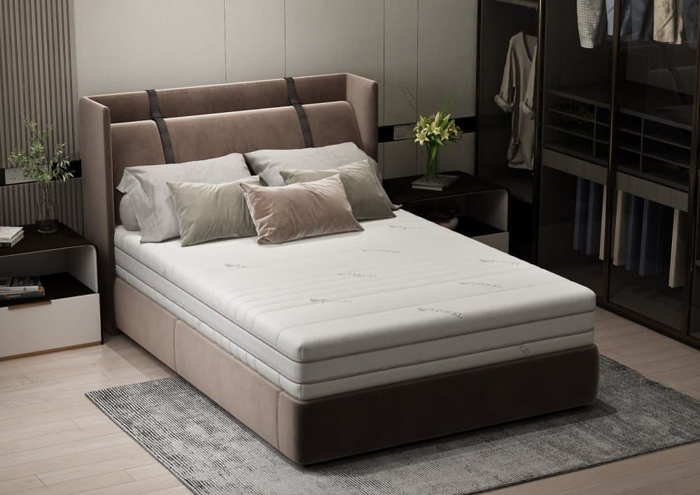 Saltea cu memorie Somnart Memory Tencel 160x200x26 cm 7 zone cu aerisiere 3D Airmesh