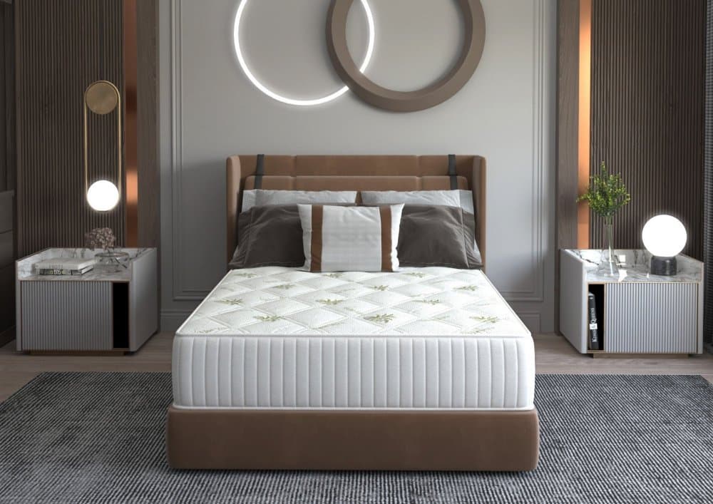Saltea cu memorie Somnart Memory Ultimate 160 x 200 x 24 cm cu husa cu Aloe Vera