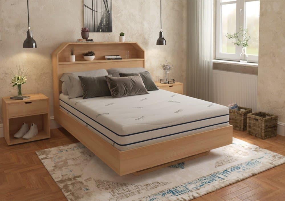 Saltea cu memorie Somnomed Antiacaria 160x200x20 cm husa cu tratament antiacarian