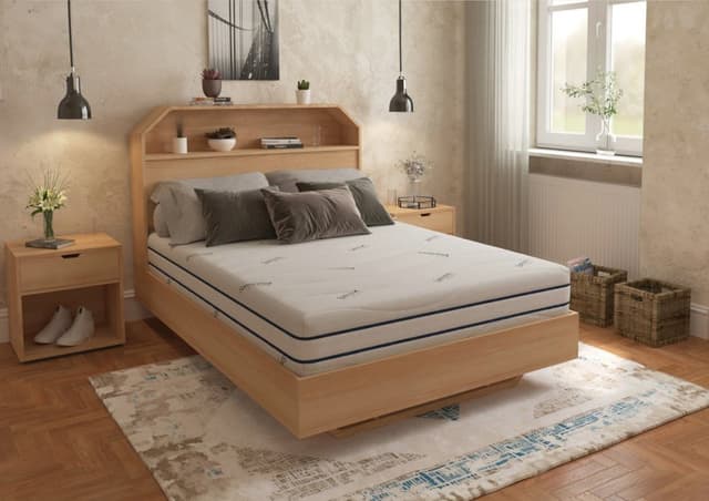 Saltea cu memorie Somnomed Antiacaria 90x200x20 cm husa cu tratament antiacarian
