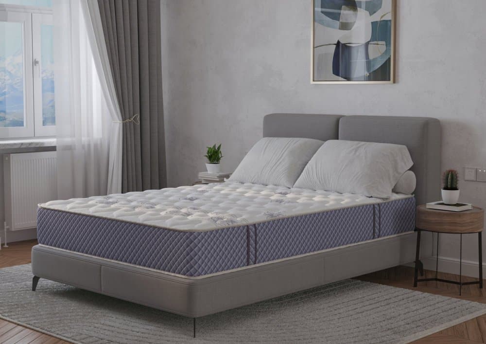 Saltea cu memorie si arcuri Passiflora Pocket Multilayer 180x200x28 cm