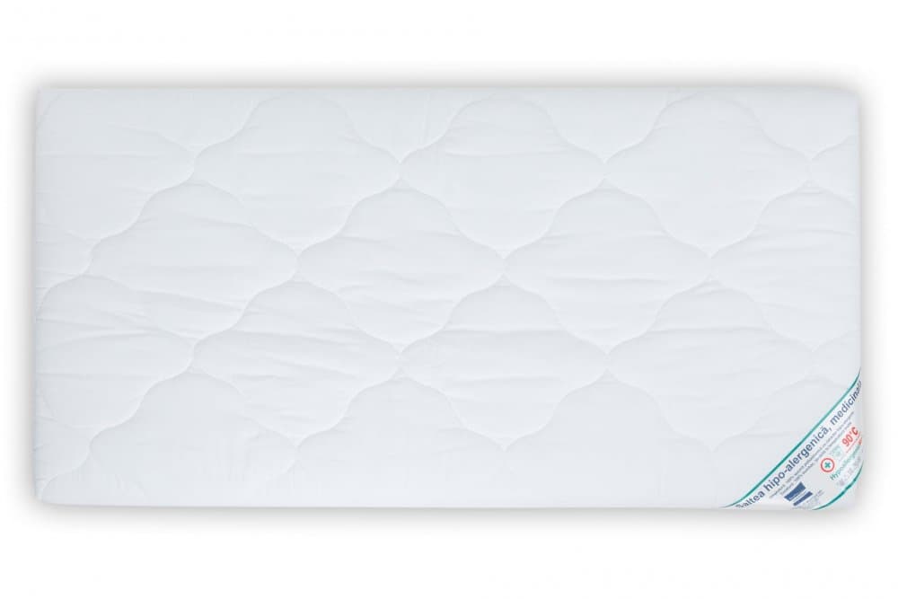 Saltea cu spuma poliuretanica Hypoallergenicmed 80x160x10 cm husa din bumbac