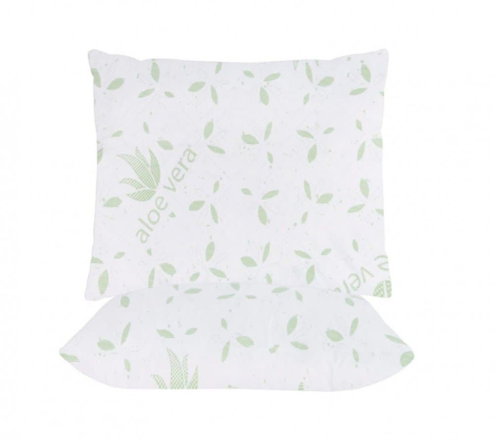 Set 2 perne Somnart Belina Aloe Vera din microfibra, lavabile la masina 60 x 60 cm