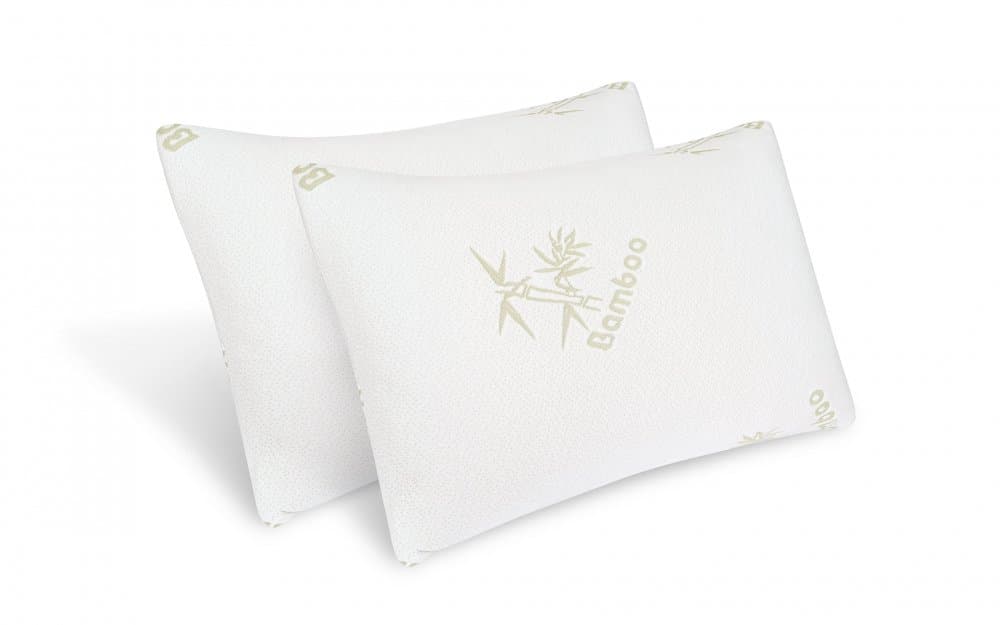 Set 2 perne Somnart Bamboo Memory cu husa detasabila din bambus 50 x 70 cm