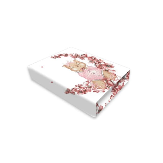 Cearceaf cu elastic MimiNu din bumbac pentru pat 160x80 cm model Betty