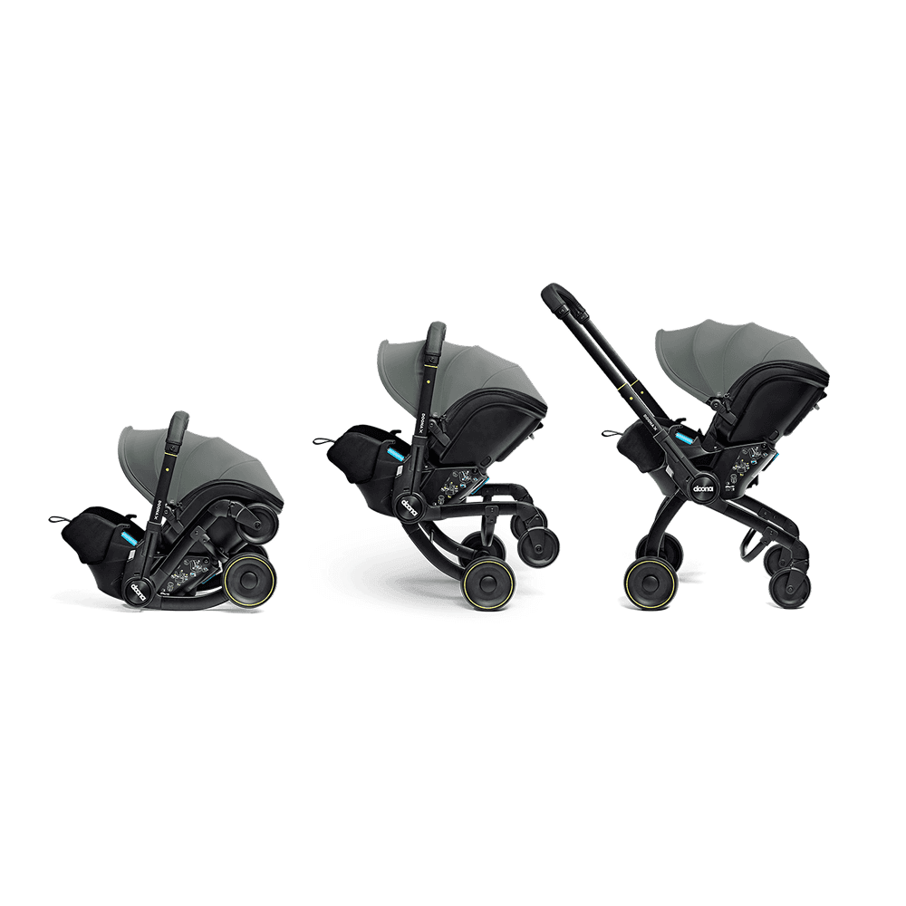Scoica auto si carucior pentru copii Doona X i-Size Slate Green 2 in 1