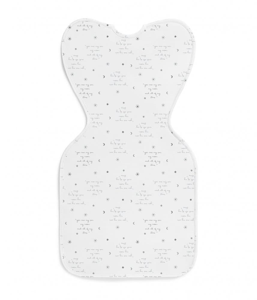 Sac de dormit pentru infasat Love to Dream Swaddle Up white M 3-6 luni 0.2 Tog