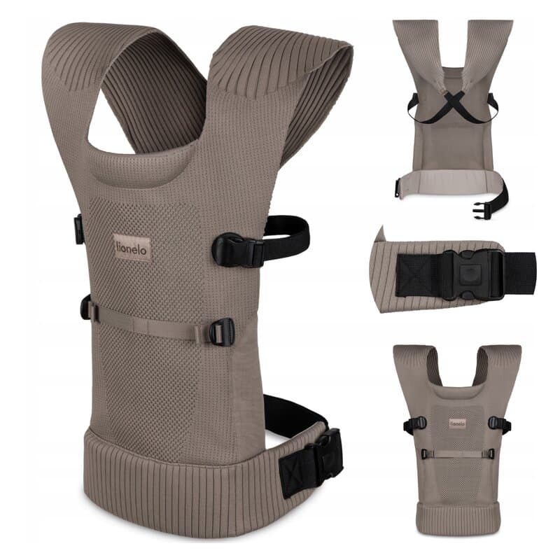 Marsupiu ergonomic pentru bebelusi Lionelo Mabel bej