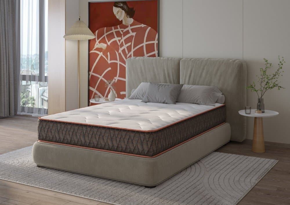 Saltea cu arcuri Supreme Comfort Pocket Multilayer 200x200x30 cm fermitate medie