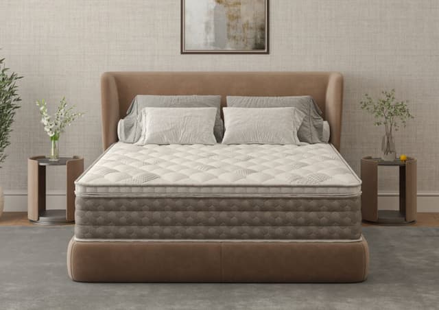 Saltea cu memorie Somnia DuoFlex 194x204x27 cm cu topper integrat, detasabil