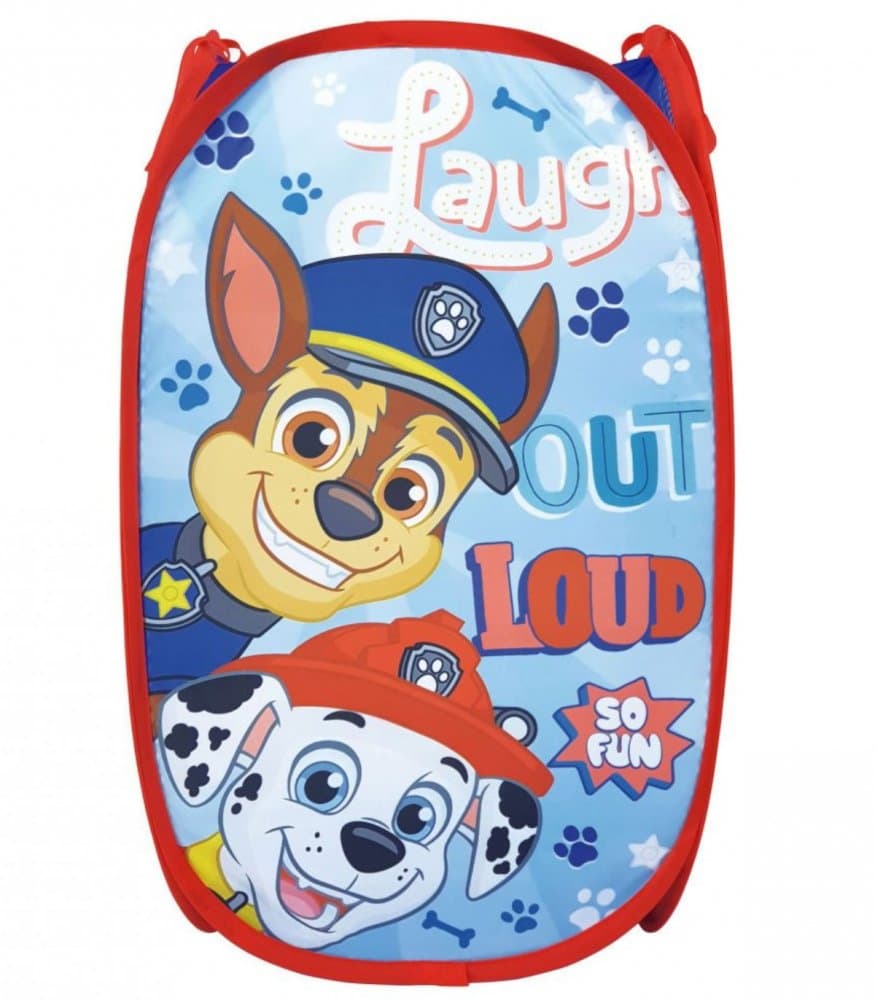 Cos textil pentru jucarii Paw Patrol 36x36x58 cm
